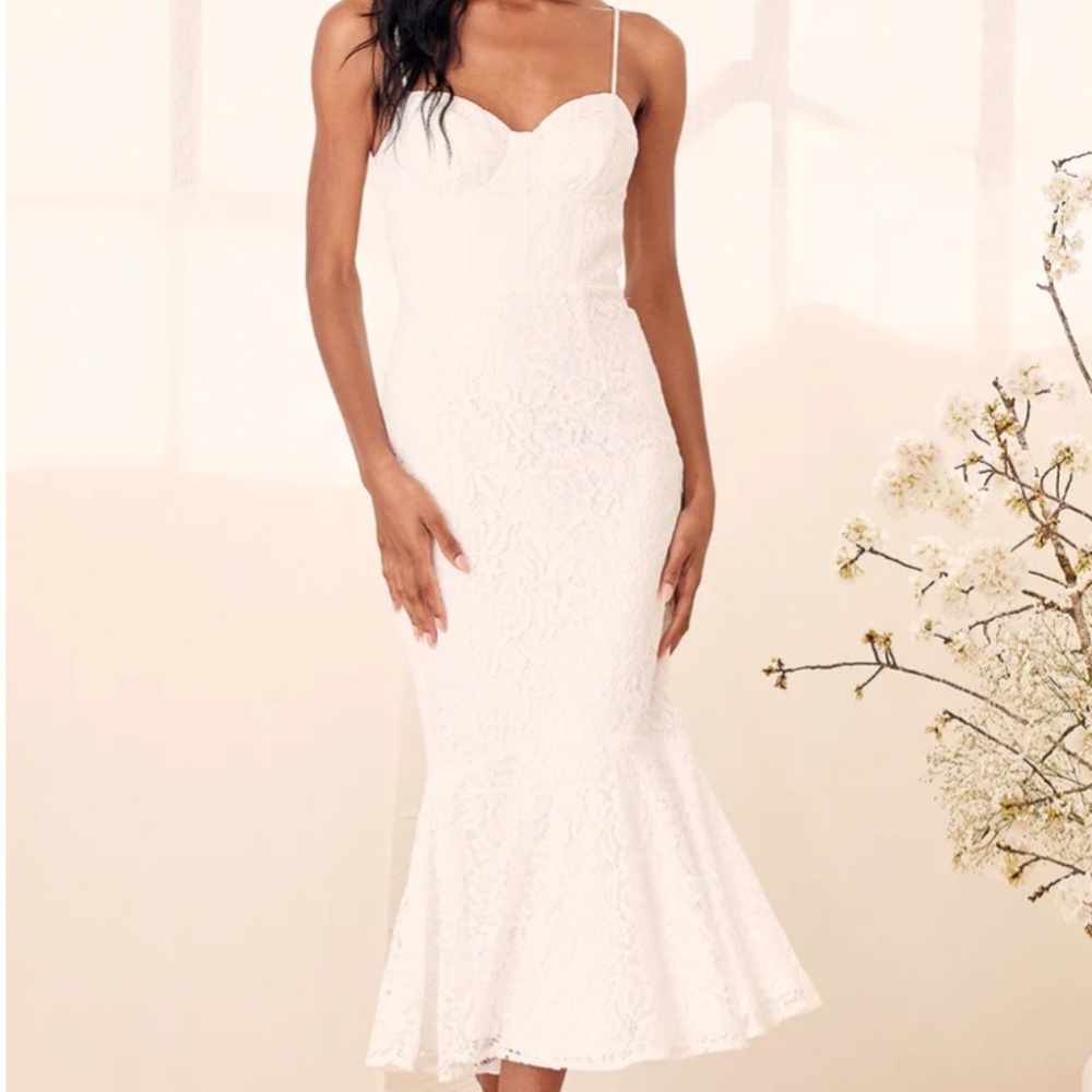 Lulus white dress